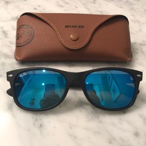 Ray-Ban New Wayfarer Sunglasses - Blue Mirror